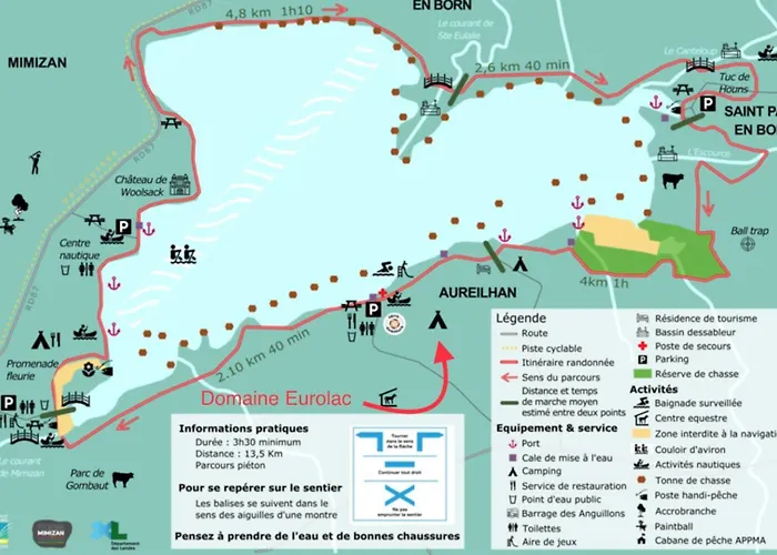 Mobil Climatise Vakantiehuis Aureilhan (Landes)